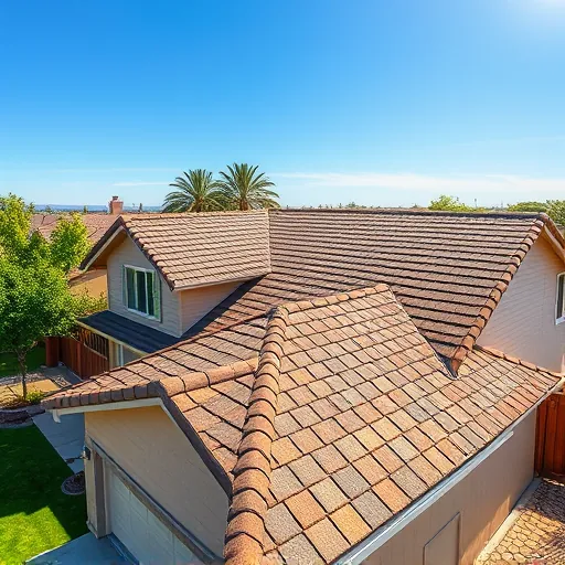 Completed roofing project in Modesto CA showcasing expert craftsmanship and durable materials.