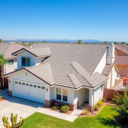 Completed roofing project in Modesto CA showcasing seamless installation and craftsmanship on a residential building.