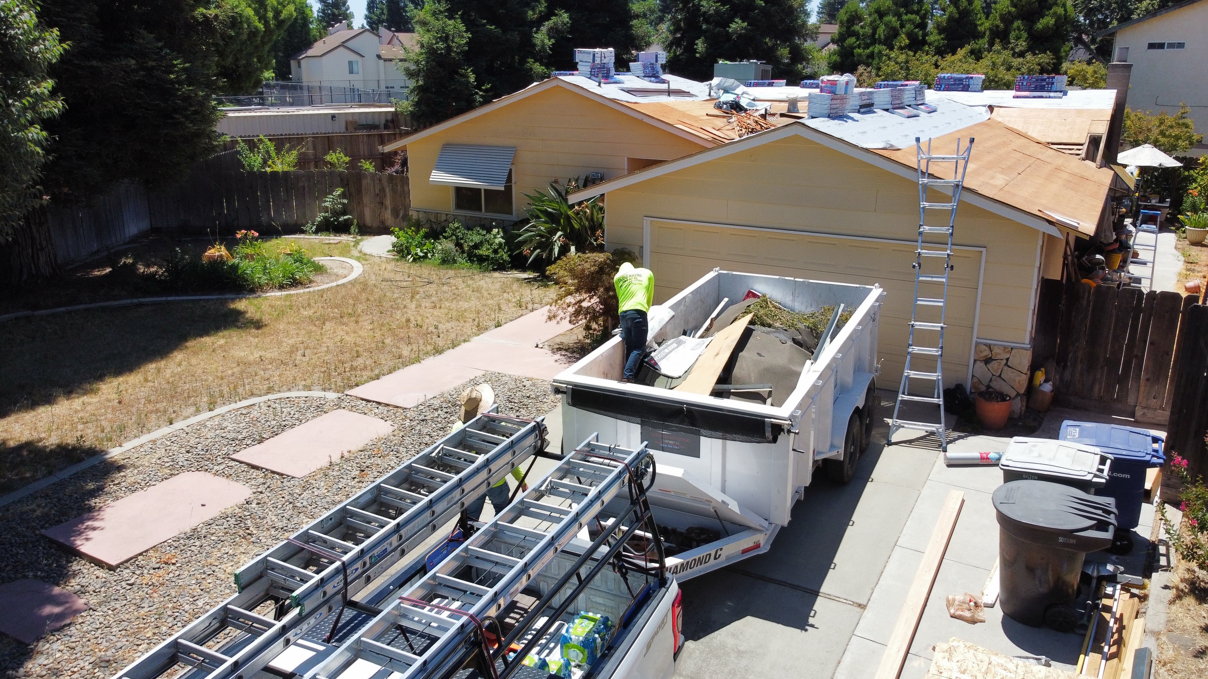 roof installation in Modesto A