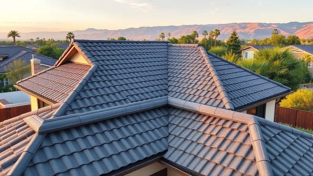 Roofing project in progress in Bystrom, CA with workers and materials visible on the site.