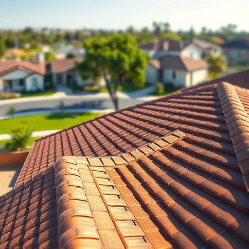 Freshly completed roof replacement on a modern Lathrop home in warm tones, showcasing craftsmanship and durability.