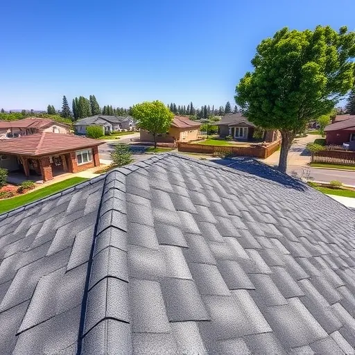 New asphalt shingles on a roof replacement in Bystrom CA showcase craftsmanship, durability, and neighborhood charm.