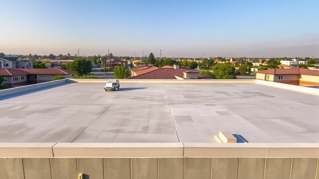 Flat Roof projects in Modesto, CA showcasing various styles and materials for residential buildings.