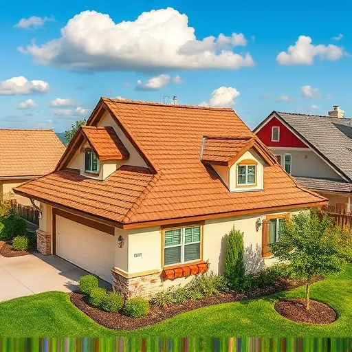 Completed gable roof installation in Oakdale CA with earthy tones, detailed shingles, and a sunny suburban yard.