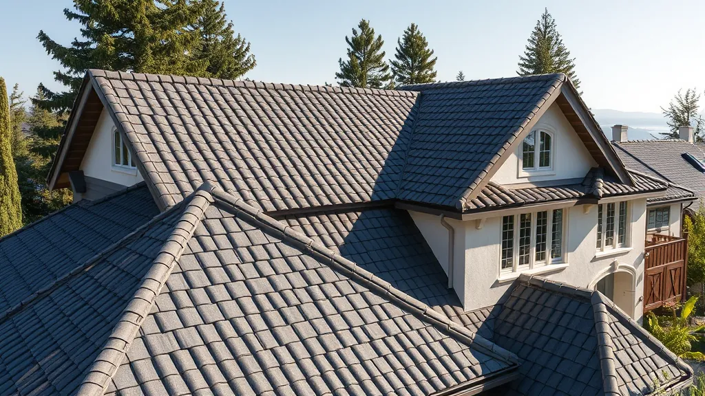 Roofing project in Waterford, CA with workers installing shingles on a residential home.