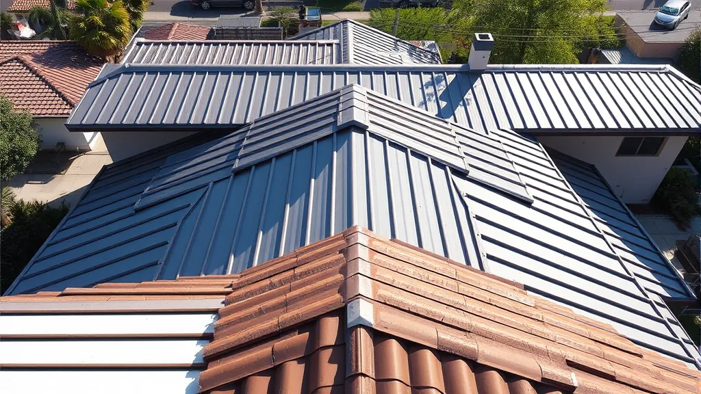 Metal Roof projects in Modesto CA showcasing installation and design features of the roofing systems