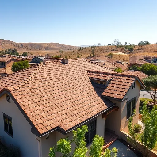 Completed roofing project in Sonora CA with high-quality earthy shingles and charming rustic-modern home details.