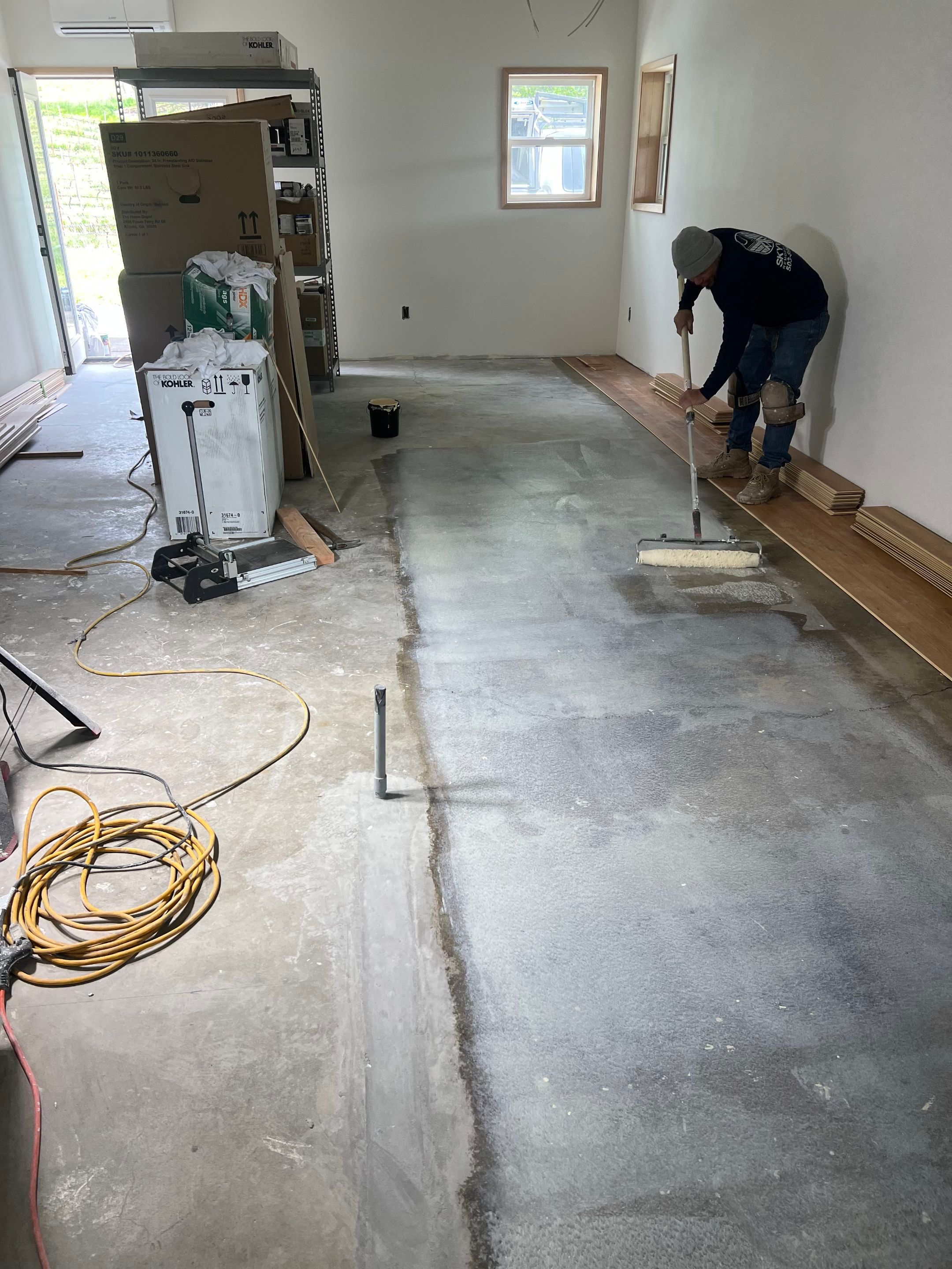 Living space remodeling project in Hillsboro Oregon by Skyview Remodeling