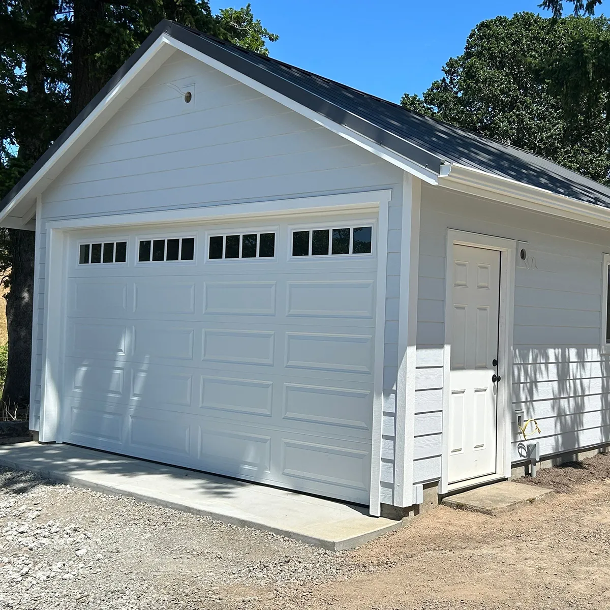 After garage addition project
