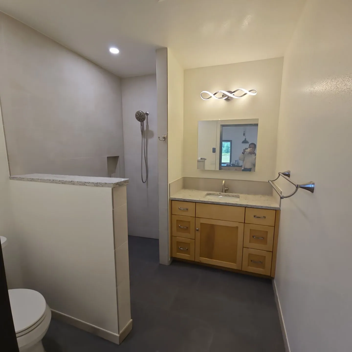 After bathroom remodeling project