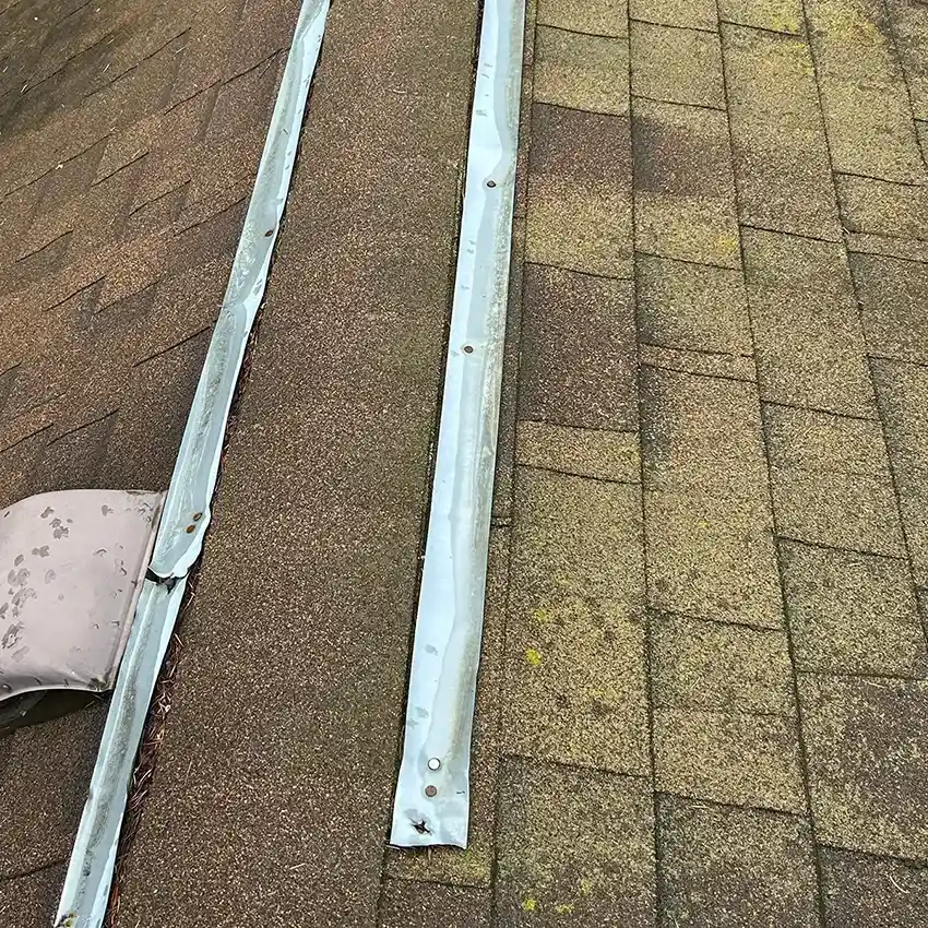 before roofing project