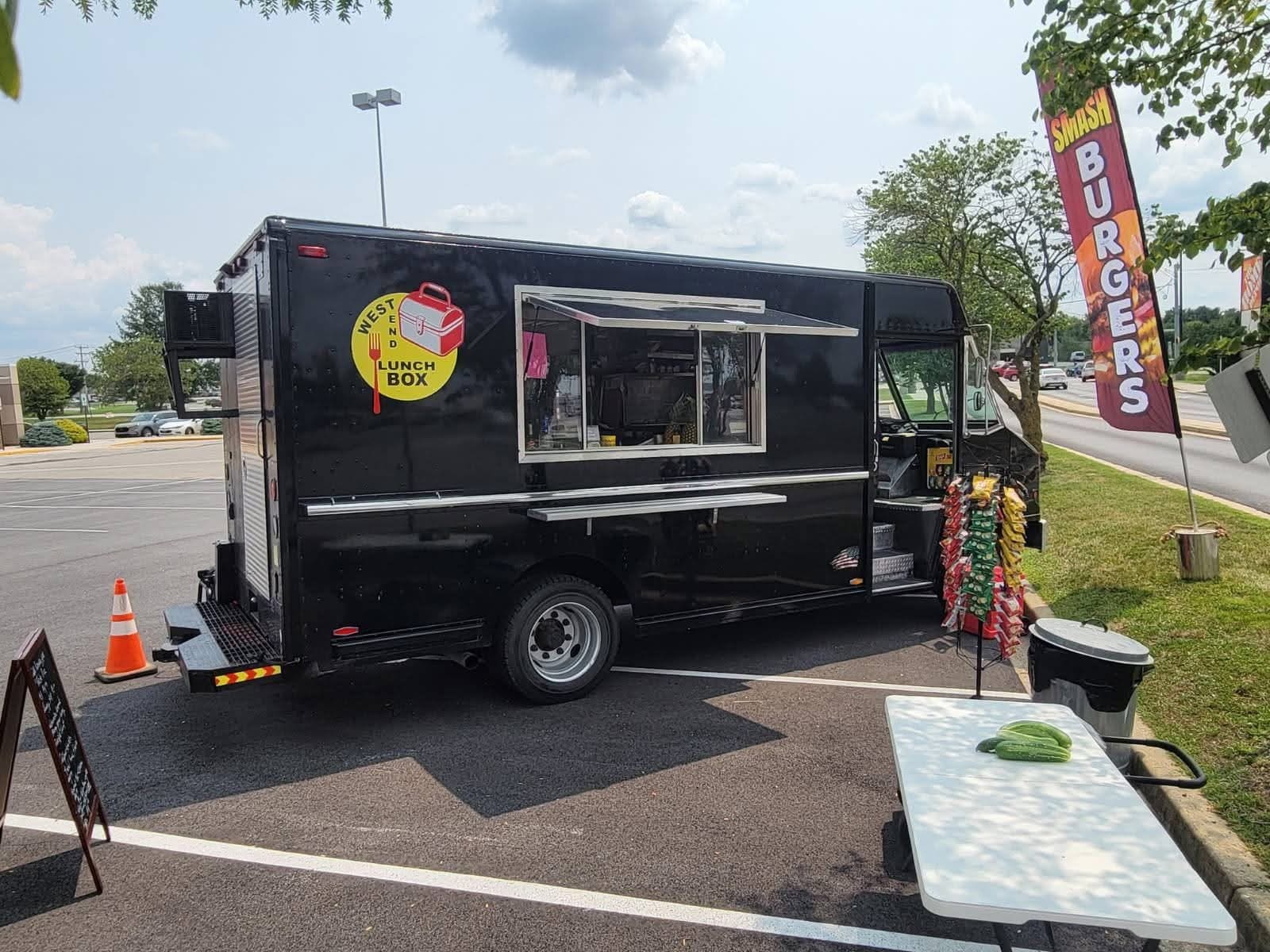 West End Lunch Box food truck ready to serve