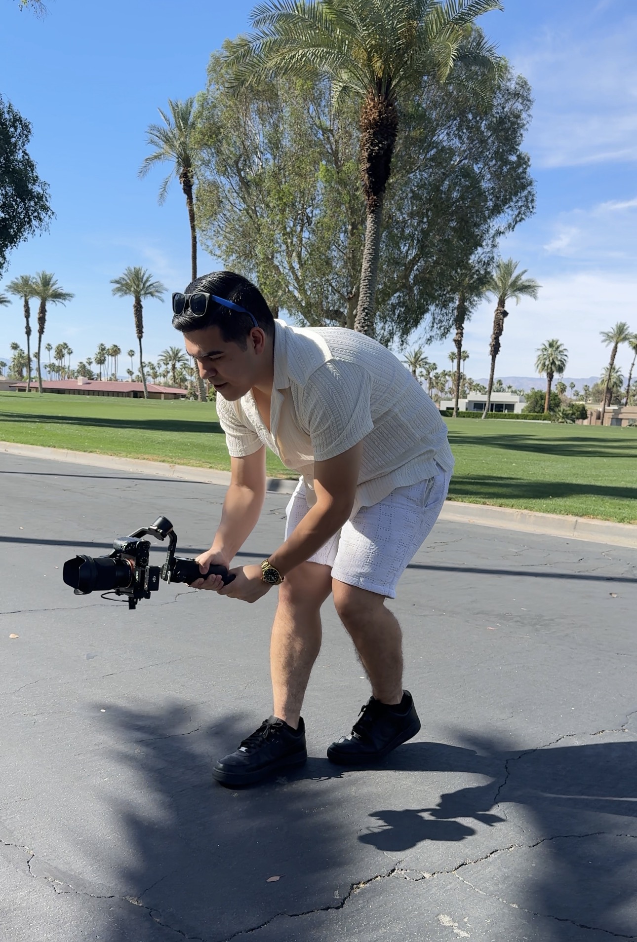 Behind the scenes
