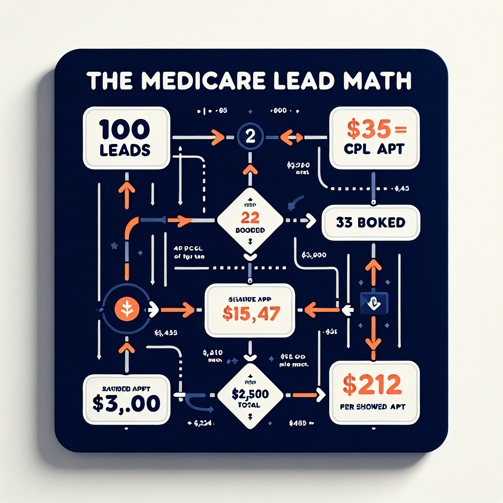 Medicare Advantage CPL benchmark infographic
