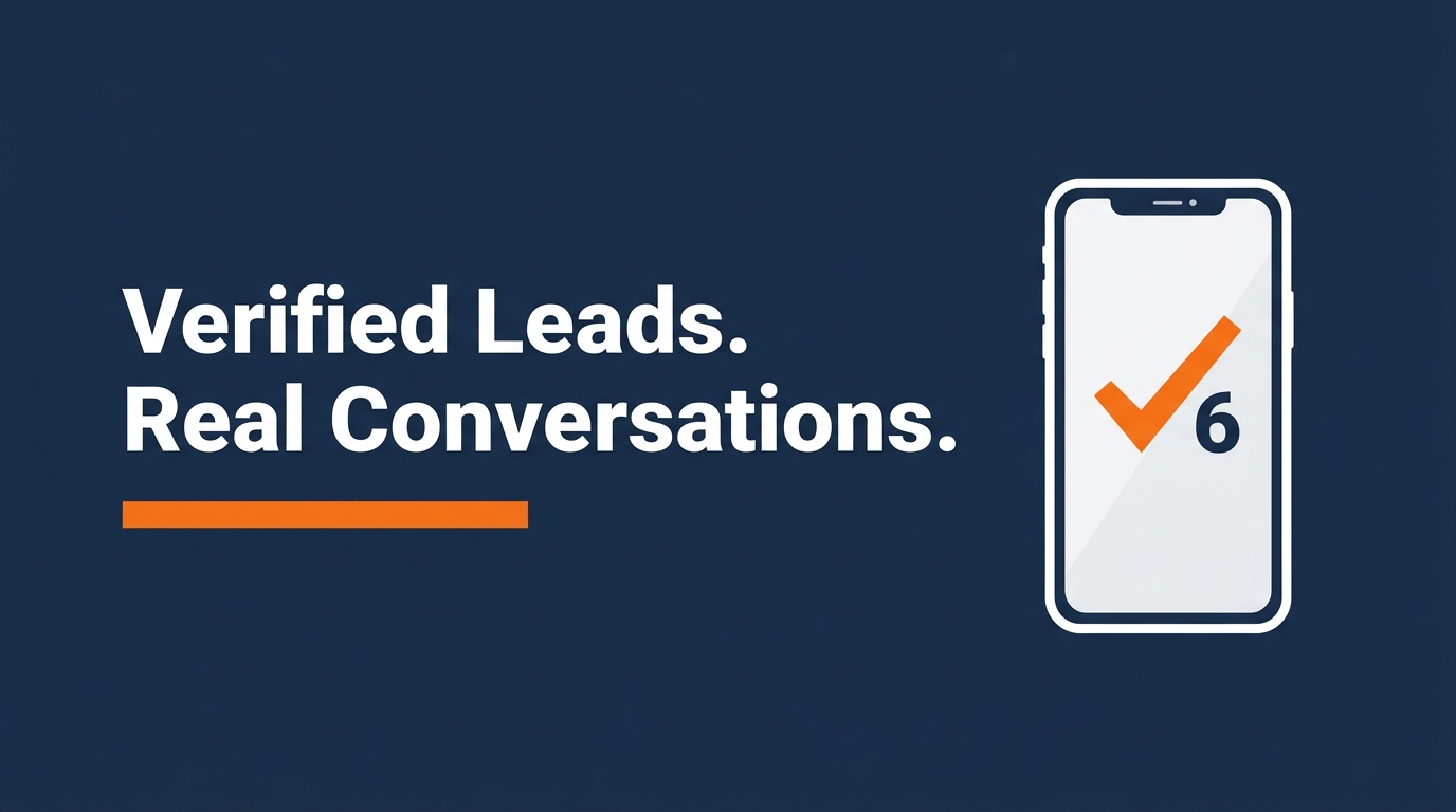 SMS verified Medicare leads — verified leads, real conversations