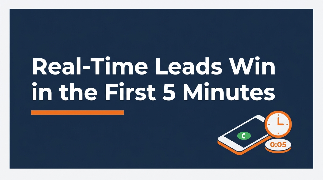 Real-time Medicare leads contact rate 5-minute follow-up rule
