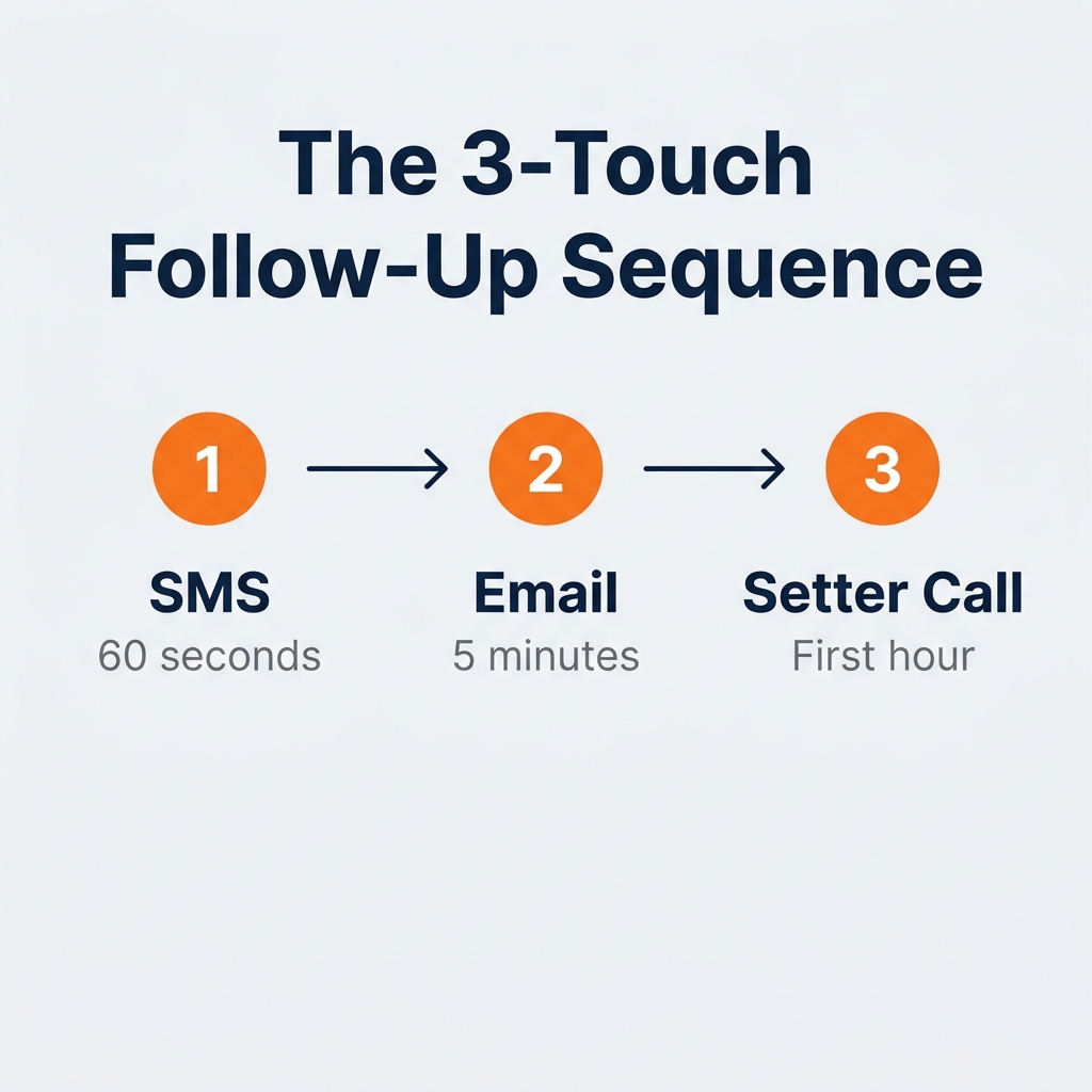 Medicare lead follow-up system infographic