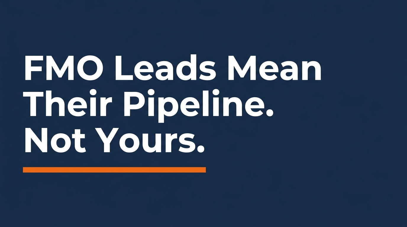 FMO lead program vs owned lead generation comparison