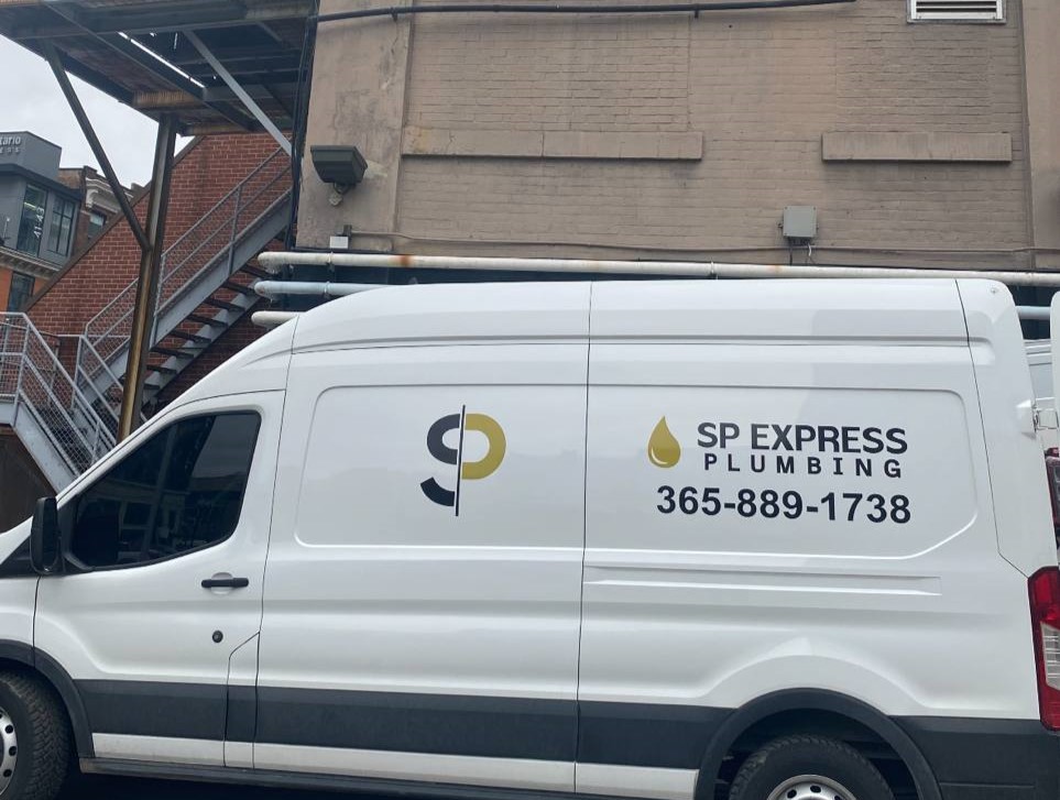 SP Express Plumbing van Hamilton