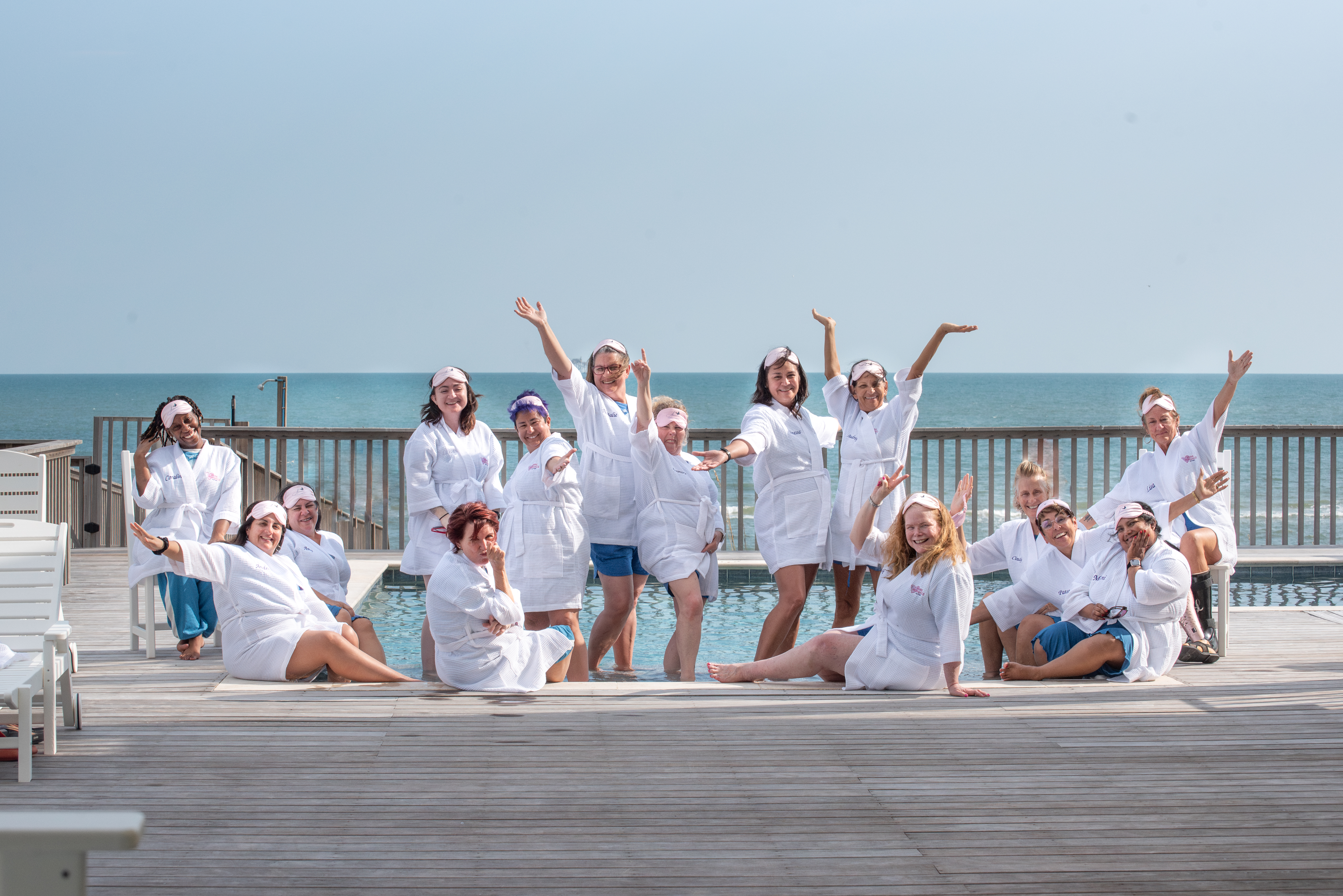 Women's Successful Living Retreat on the beach happy