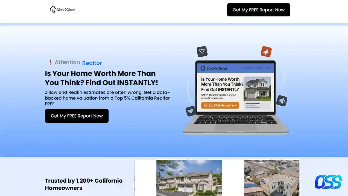 Click2Close Real Estate screenshot preview