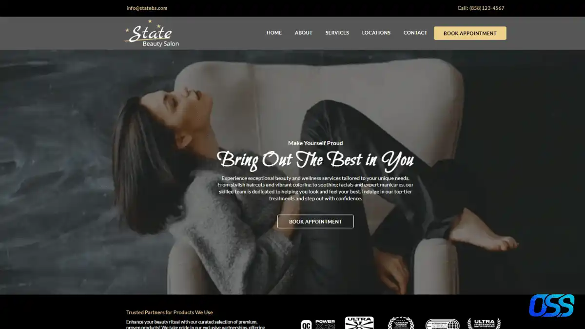 Serene Salon & Spa screenshot preview