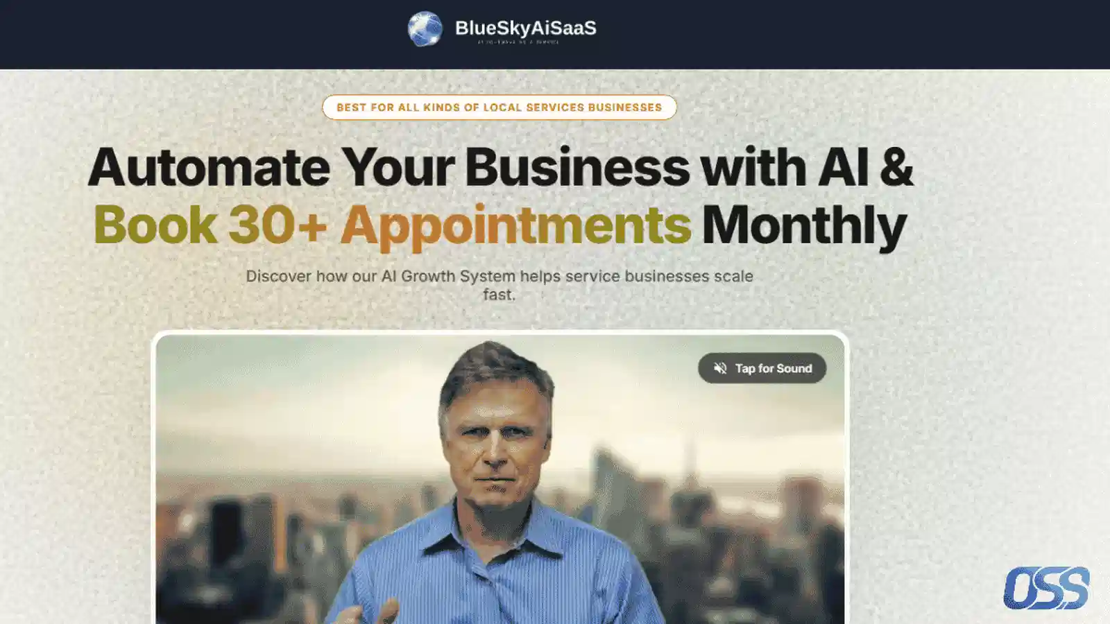 BlueSky AI SaaS screenshot preview