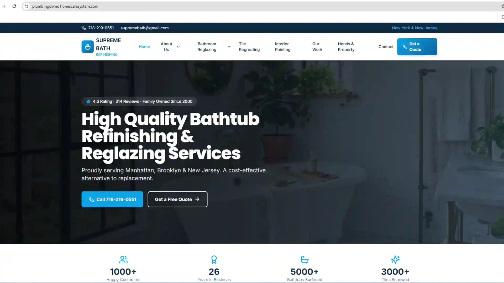 Plumbing Contractor Hub screenshot preview