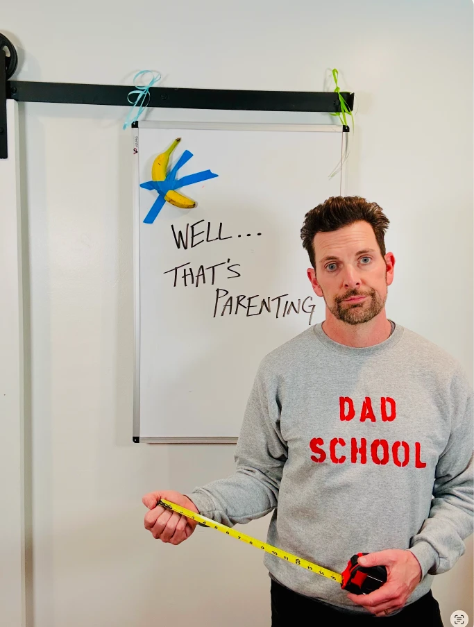 Chris with his kids