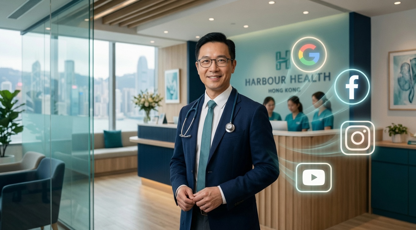 FunnelIsReady 香港診所行銷廣告與漏斗設計主視覺