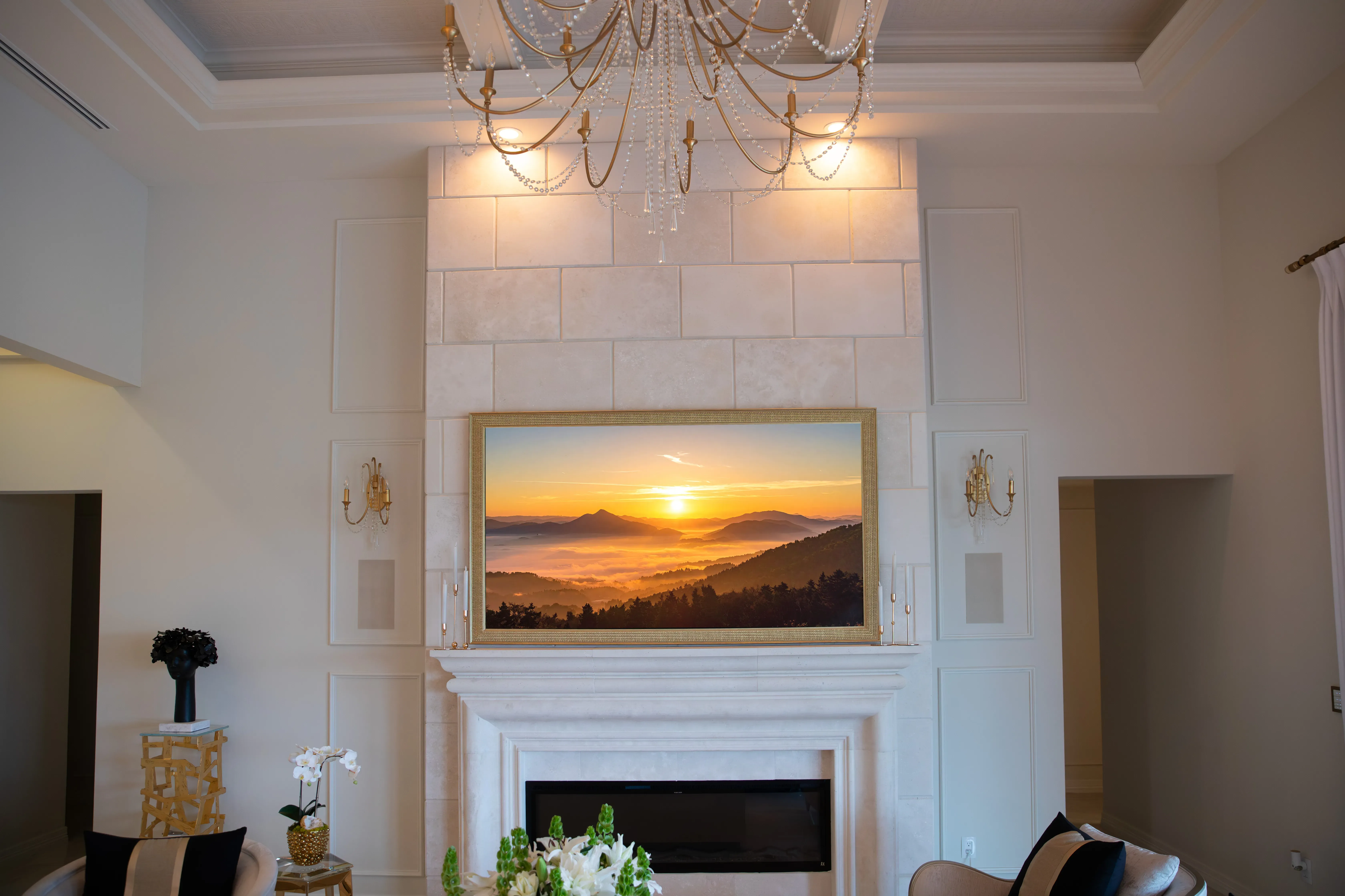 Custom home theater installation by Alpha Integration