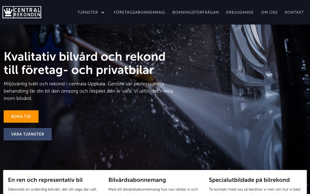 Centralrekonden website
