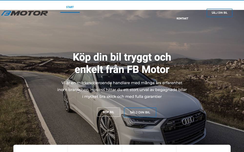 FB Motor website