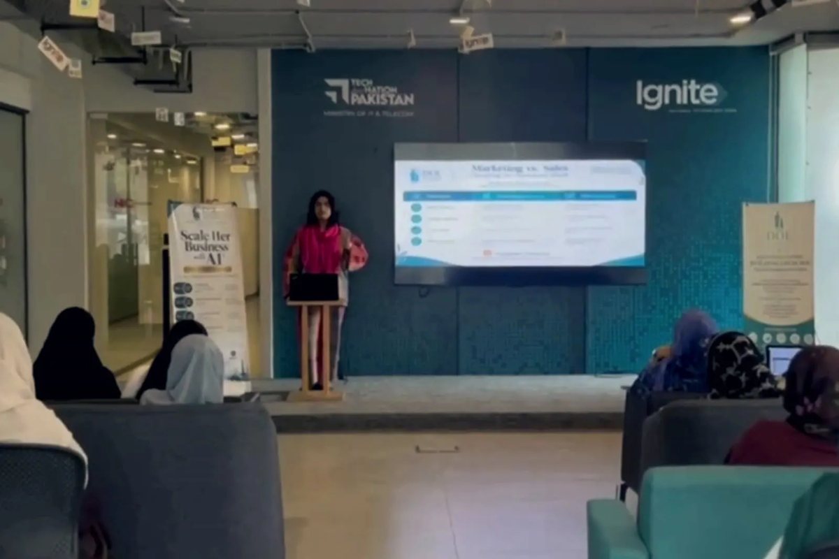Scale Her Business with AI™, NIC Lahore