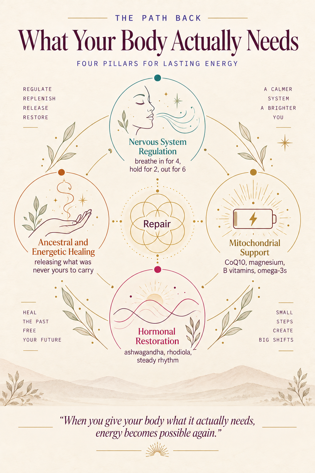 From exhausted all the time to energy for your life again