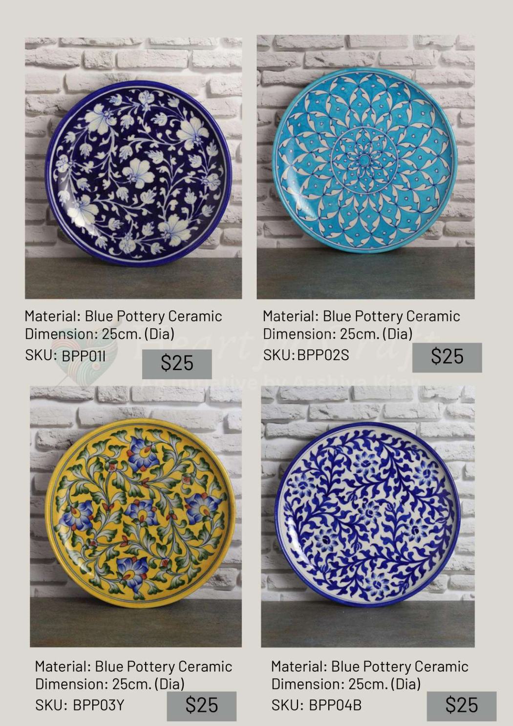 Wall Plates SKU Sheet catalogue page