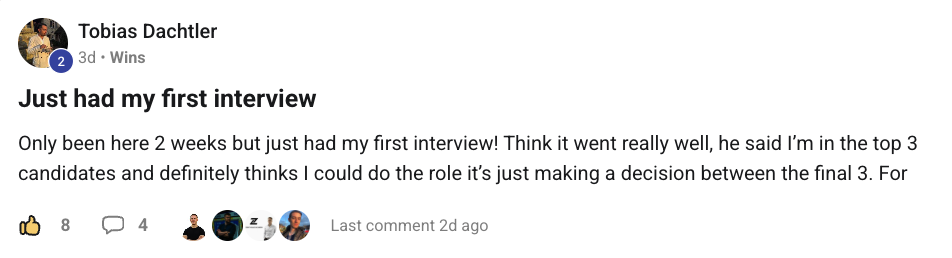 Tobias Dachtler - Just had my first interview
