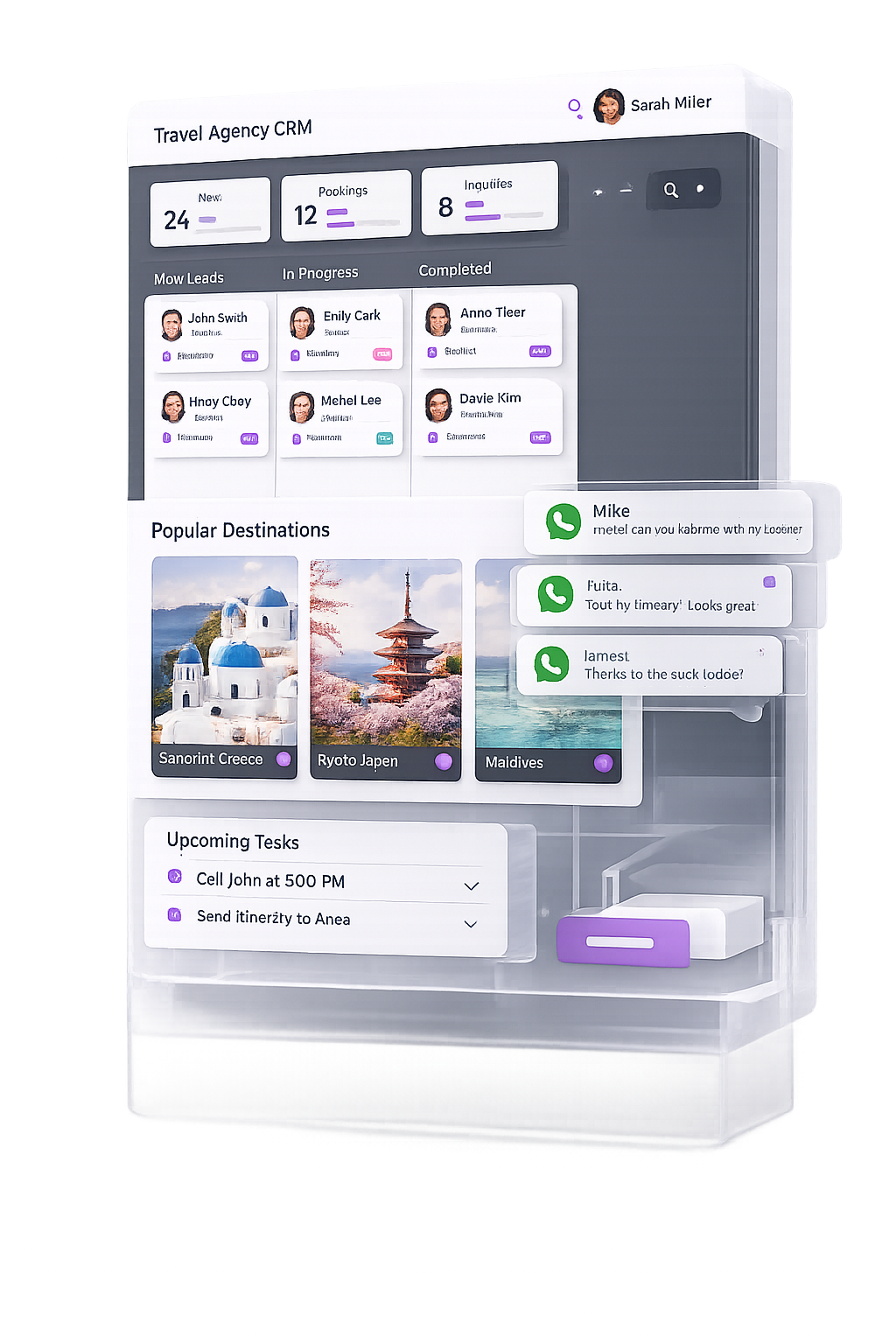 System Dashboard Preview Transparent