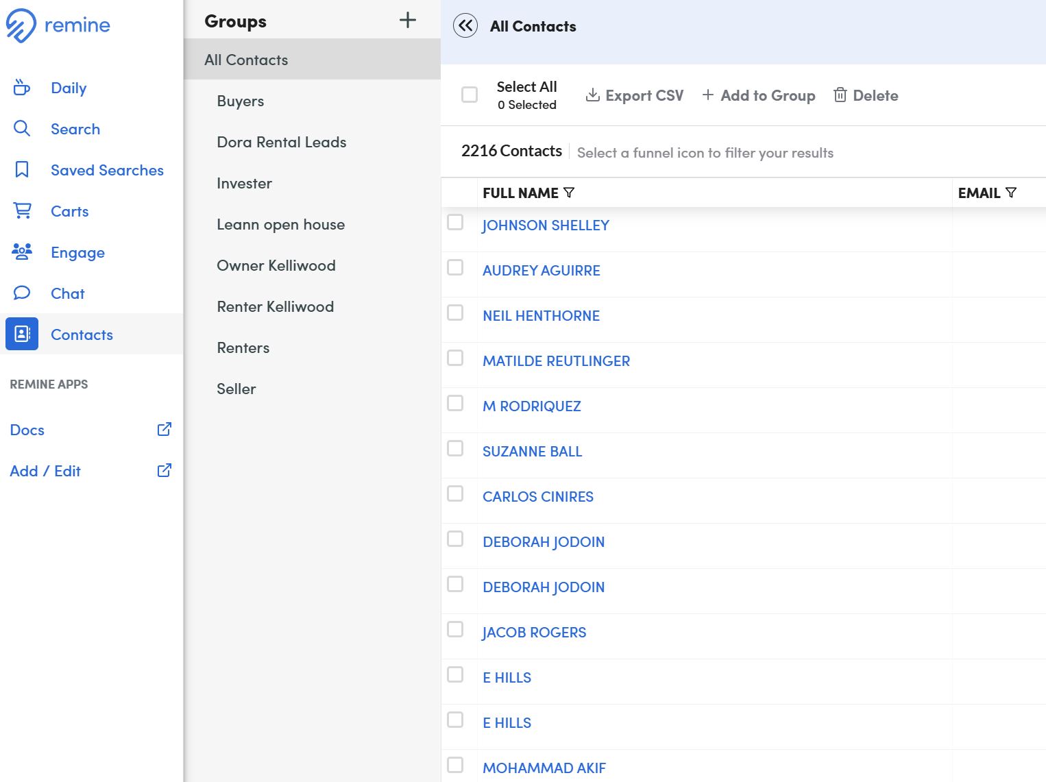 exas real estate agent using HAR Remine platform to analyze property data and uncover potential seller and investor leads