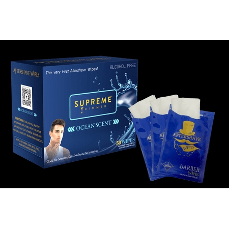 Supreme Trimmer Aftershave Wipes