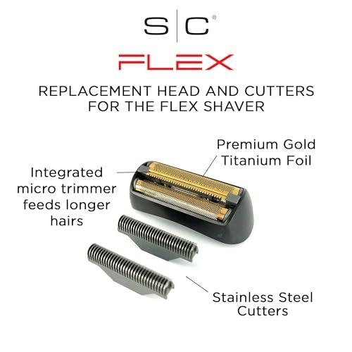 StyleCraft Replacement Flex Foil Shaver Cutter Blades Compatible with Flex Shaver Only