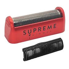 Supreme Trimmer Solo Foil & Cutter Replacement Shaver Head - Red