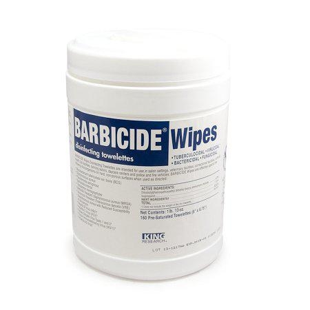 Barbicide Wipes 160ct
