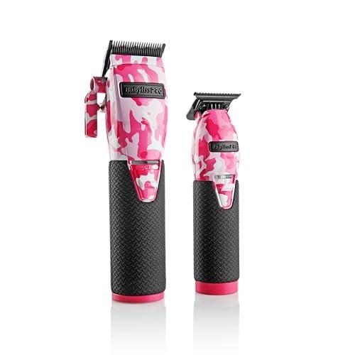 BaByliss Pro LimitedFX Pink Camo Clipper and Trimmer