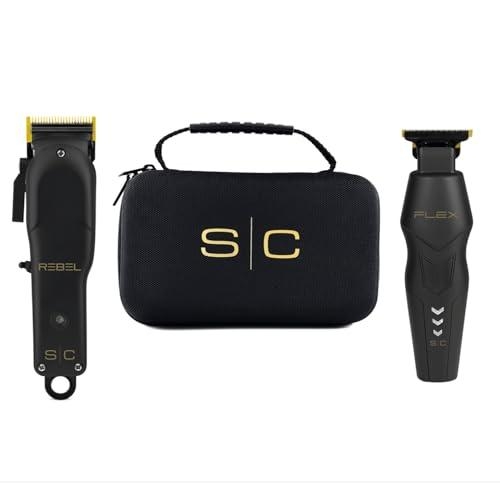 StyleCraft Flex Trimmer and Rebel Clipper Super Set with Tight Guards