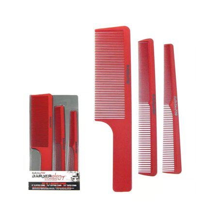 BaBylissPro Comb Set 3 pack - Red
