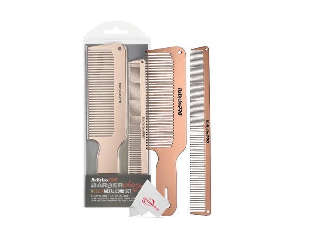 BaByliss Pro RoseFX Metal Comb 2-Pack