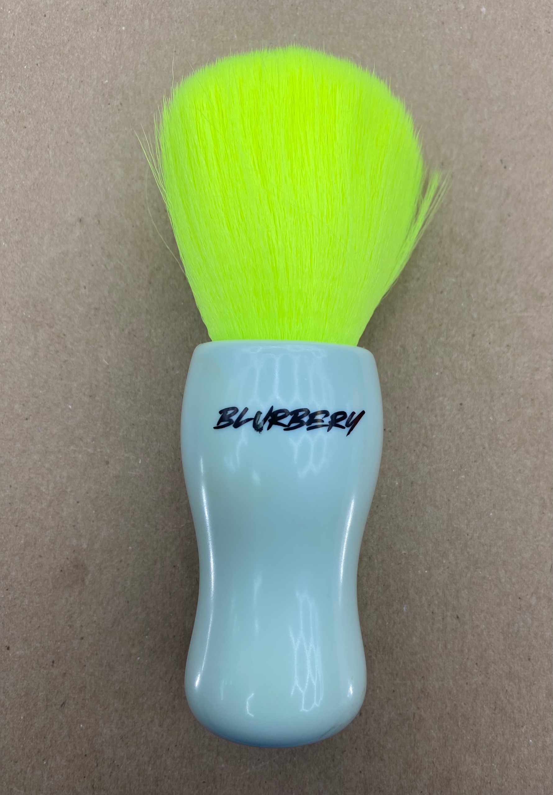 Blurbery Neon Neck Duster