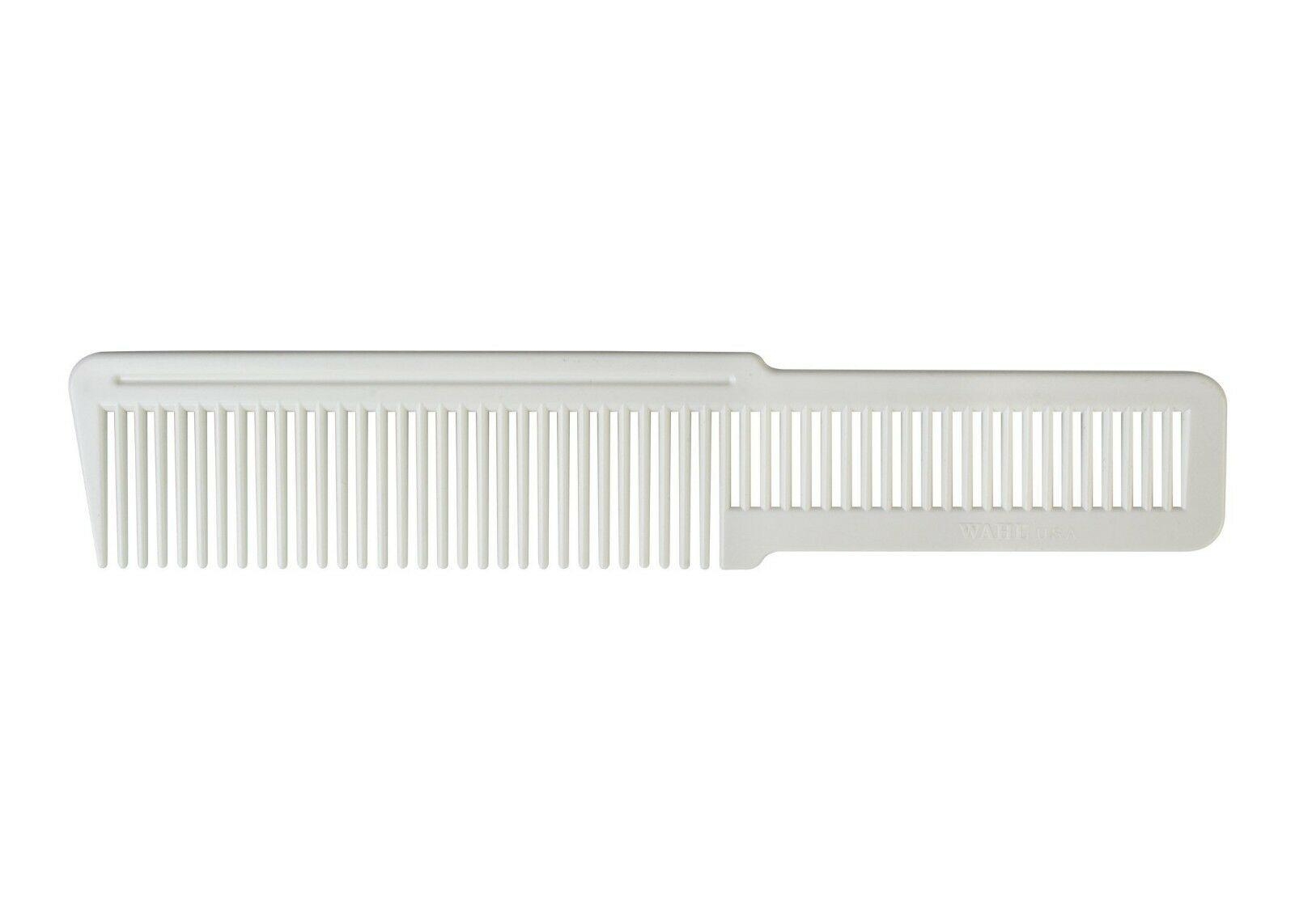 Diane 8” Flat Top Comb White
