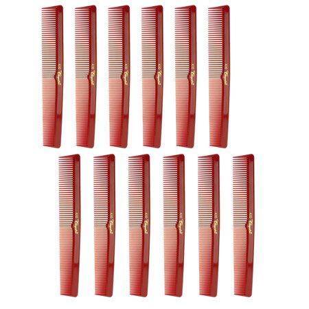 Krest Cleopatra 420 Hair Cutting Comb Red 7" 1Dz